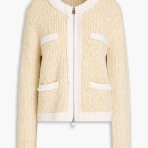 SIMKHAI Harris Yellow Knit Cardigan